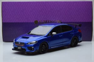 Subaru Impreza WRX STI Nurburgring Challenge Package Blau Kyosho 1:18 KSR18021BL Resin – Bild 5 von 5
