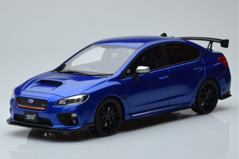 Subaru Impreza WRX STI Nurburgring Challenge Package Blau Kyosho 1:18