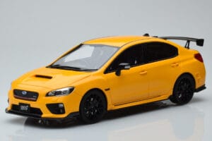 Subaru Impreza WRX STI Nurburgring Challenge Package Gelb Kyosho 1:18