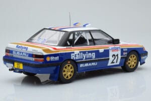 Subaru Legacy RS #21 C. McRae / D. Ringer RAC Rally 1991 IXO 1:18 18RMC080B Metall – Bild 2 von 6