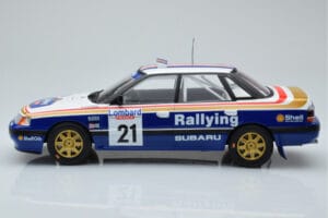Subaru Legacy RS #21 C. McRae / D. Ringer RAC Rally 1991 IXO 1:18 18RMC080B Metall – Bild 3 von 6