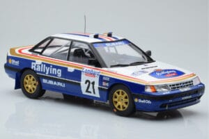 Subaru Legacy RS #21 C. McRae / D. Ringer RAC Rally 1991 IXO 1:18 18RMC080B Metall – Bild 4 von 6