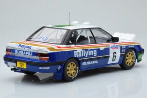 Subaru Legacy RS Night Version #6 M. Alen / I. Kivimaki RAC Rally 1991 IXO 1:18 18RMC080A Metall – Bild 2 von 6