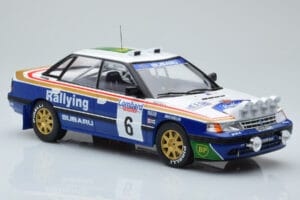 Subaru Legacy RS Night Version #6 M. Alen / I. Kivimaki RAC Rally 1991 IXO 1:18 18RMC080A Metall – Bild 4 von 6