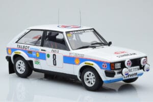 Talbot Sunbeam Lotus Night Version #8 H. Toivonen / P. White Rally Monte Carlo 1981 IXO 1:18 18RMC095B Metall – Bild 4 von 6