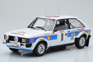 Talbot Sunbeam Lotus Night Version #8 H. Toivonen / P. White Rally Monte Carlo 1981 IXO 1:18