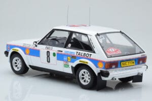 Talbot Sunbeam Lotus Night Version #8 H. Toivonen / P. White Rally Monte Carlo 1981 IXO 1:18 18RMC095B Metall – Bild 5 von 6