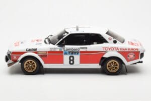 Toyota Celica 2000 GT RA21 #8 H. Mikkola / A. Hertz Lombard RAC Rally 1977 Otto 1:18 OT1044 Resin – Bild 3 von 6