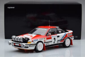 Toyota Celica GT-Four ST165 #2 C. Sainz / L. Moya Winner Rally Monte Carlo 1991 Kyosho 1:18 08961B Metall – Bild 12 von 12