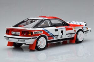 Toyota Celica GT-Four ST165 #2 C. Sainz / L. Moya Winner Rally Monte Carlo 1991 Kyosho 1:18 08961B Metall – Bild 3 von 12