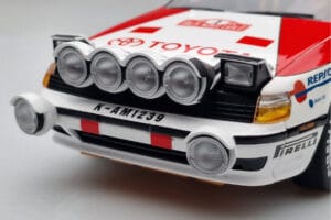 Toyota Celica GT-Four ST165 #2 C. Sainz / L. Moya Winner Rally Monte Carlo 1991 Kyosho 1:18 08961B Metall – Bild 7 von 12