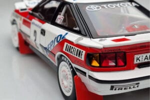 Toyota Celica GT-Four ST165 #2 C. Sainz / L. Moya Winner Rally Monte Carlo 1991 Kyosho 1:18 08961B Metall – Bild 9 von 12