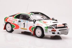 Toyota Celica Turbo 4WD ST185 #1 J. Kankkunen / J. Piironen Safari Rally 1993 IXO 1:18 18RMC150A Metall – Bild 4 von 6