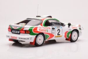 Toyota Celica Turbo 4WD ST185 #2 M. Alén / I. Kivimäki Safari Rally 1993 IXO 1:18 18RMC150B Metall – Bild 2 von 6