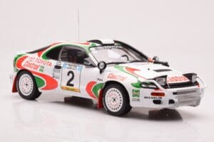 Toyota Celica Turbo 4WD ST185 #2 M. Alén / I. Kivimäki Safari Rally 1993 IXO 1:18 18RMC150B Metall – Bild 4 von 6