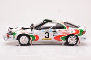 Toyota Celica Turbo 4WD ST185 #3 I. Duncan / R. Virtanen Safari Rally 1994 IXO 1:18 18RMC150C Metall – Bild 3 von 6