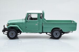Toyota Land Cruiser 40 4x4 Pickup Grün Kyosho 1:18 08958FG Metall – Bild 5 von 8