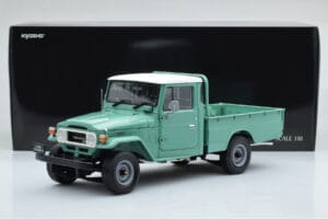 Toyota Land Cruiser 40 4x4 Pickup Grün Kyosho 1:18 08958FG Metall – Bild 8 von 8