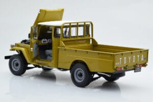Toyota Land Cruiser 40 4x4 Pickup Oliv Kyosho 1:18 08958K Metall – Bild 3 von 8