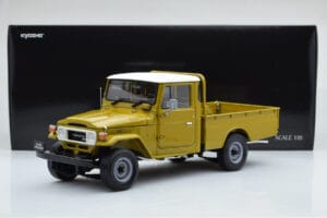 Toyota Land Cruiser 40 4x4 Pickup Oliv Kyosho 1:18 08958K Metall – Bild 8 von 8