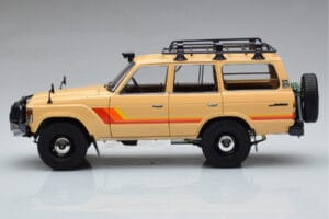 Toyota Land Cruiser 60 Beige Mit Optionalem Zubehör Kyosho 1:18 08956XBE Metall – Bild 4 von 12