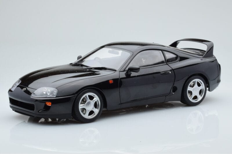 Toyota Supra A80 Schwarz LCD 1:18
