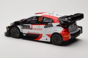 Toyota GR Yaris Rally1 #69 K. Rovanpera / J. Halttunen Rally Monte Carlo World Champion 2023 IXO 1:18 18RMC152B Metall – Bild 5 von 6