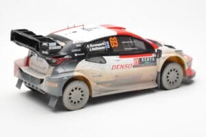 Toyota GR Yaris Rally1 #69 K. Rovanpera / J. Halttunen Safari Rally Kenya 2023 Dirty Version IXO 1:18 18RMC173B Metall – Bild 2 von 6
