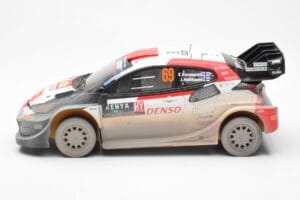 Toyota GR Yaris Rally1 #69 K. Rovanpera / J. Halttunen Safari Rally Kenya 2023 Dirty Version IXO 1:18 18RMC173B Metall – Bild 3 von 6