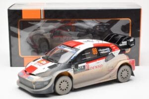 Toyota GR Yaris Rally1 #69 K. Rovanpera / J. Halttunen Safari Rally Kenya 2023 Dirty Version IXO 1:18 18RMC173B Metall – Bild 6 von 6