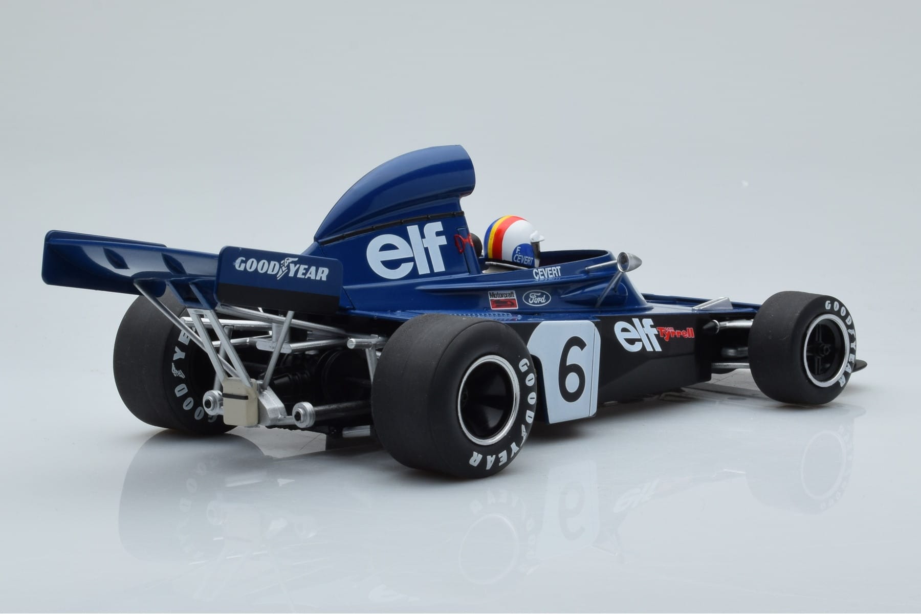 Tyrrell 006 Ford #6 F. Cevert Belgium GP 1973 MCG 1:18 MCG18601F Metall – Bild 2 von 6