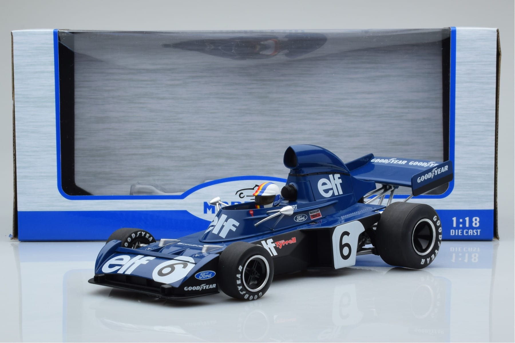 Tyrrell 006 Ford #6 F. Cevert Belgium GP 1973 MCG 1:18 MCG18601F Metall – Bild 6 von 6