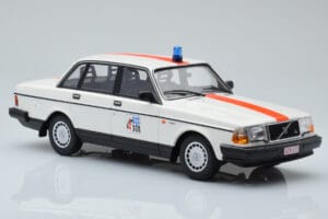 Volvo 240 GL Polizei Belgien Minichamps 1:18 155171492 Metall – Bild 4 von 6