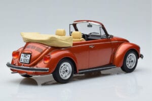 Volkswagen Beetle 1303 Cabriolet Orange Norev 1:18 188526 Metall – Bild 2 von 6