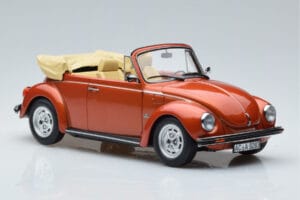 Volkswagen Beetle 1303 Cabriolet Orange Norev 1:18 188526 Metall – Bild 4 von 6