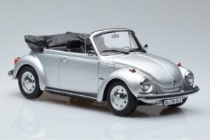 Volkswagen Käfer 1303 Cabriolet Silber Norev 1:18 188530 Metall – Bild 4 von 6