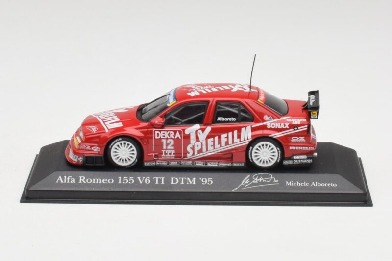 Alfa Romeo 155 V6 #12 M. Alboreto DTM 1995 Minichamps 1:43 430950312 Metall