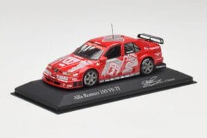 Alfa Romeo 155 V6 TI #2 Team Alfa Corse A. Nannini DTM 1994 Minichamps 1:43 430940202 Metall – Bild 2 von 4