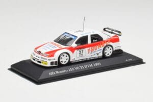 Alfa Romeo 155 V6 TI #27 M. Alen Presentation DTM 1995 Minichamps 1:43 430950227 Metall – Bild 2 von 4