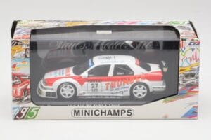 Alfa Romeo 155 V6 TI #27 M. Alen Presentation DTM 1995 Minichamps 1:43 430950227 Metall – Bild 4 von 4