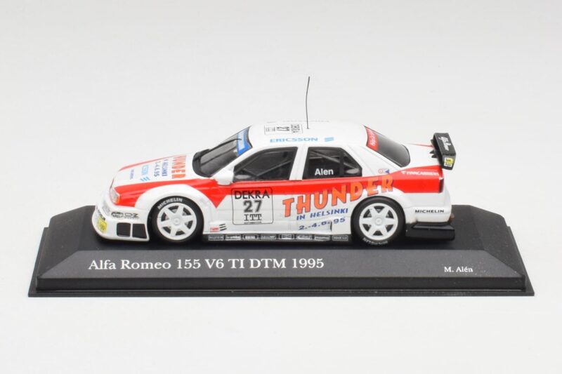 Alfa Romeo 155 V6 TI #27 M. Alen Presentation DTM 1995 Minichamps 1:43 430950227 Metall
