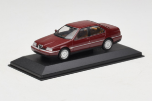 Alfa Romeo 164 3.0 Super V6 Dunkelrot Minichamps 1:43 436120700 Metall – Bild 2 von 4