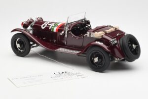 Alfa Romeo 1750 GS Spider #84 T. Nuvolari / B. Guidotti Mille Miglia Winner 1930 CMC 1:18 M-141 Metall – Bild 5 von 6