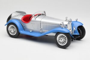 Alfa Romeo 2300 Spider Silberblau Bburago 1:18 3008 Metall – Bild 6 von 8