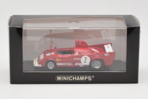 Alfa Romeo 33 TT 12 #2 A. Merzario / J. Laffite 1000km Monza Winner 1975 Minichamps 1:43 403751202 Metall – Bild 4 von 4