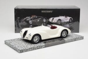 Alfa Romeo 6C 2500 SS Corsa Spider Weiss Minichamps 1:18 107120232 Resin – Bild 6 von 6