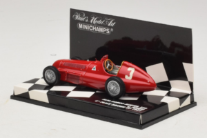Alfa Romeo 159 Alfetta #3 C. Sanesi 6th Place British GP 1951 Minichamps 1:43 400511203 Metall – Bild 3 von 5
