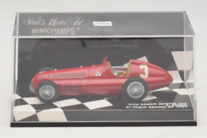 Alfa Romeo 159 Alfetta #3 C. Sanesi 6th Place British GP 1951 Minichamps 1:43 400511203 Metall – Bild 5 von 5