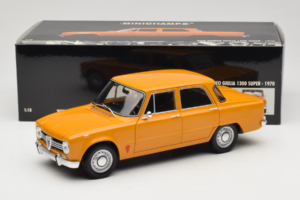 Alfa Romeo Giulia 1300 Super Orange Minichamps 1:18 180120900 Metall – Bild 8 von 8
