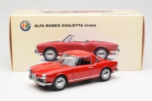 Alfa Romeo Giulietta 1300 Spider Rot AUTOart 1:18 70157 Metall – Bild 8 von 8